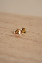 CHANEL EARRINGS HEARTS A24 P