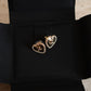 CHANEL EARRINGS HEARTS A24 P