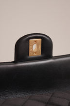 CHANEL 25K MINI RECTANGULAR TOP HANDLE | BLACK VELVET