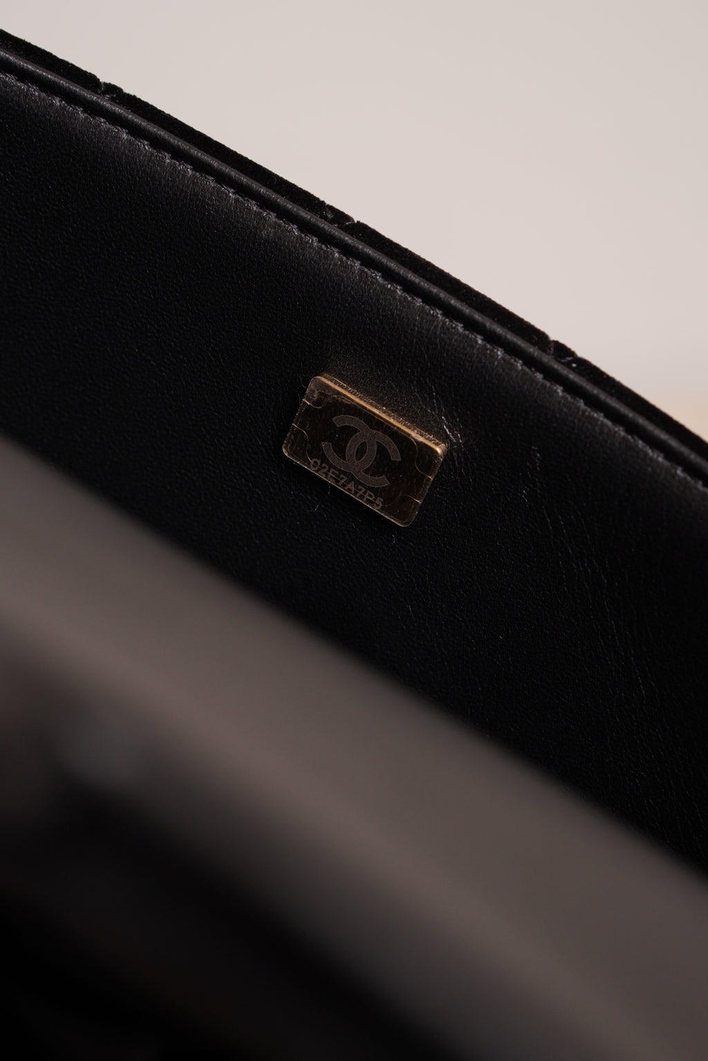 CHANEL 25K MINI RECTANGULAR TOP HANDLE | BLACK VELVET