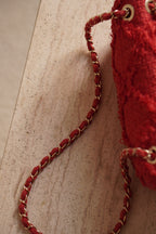 CHANEL MEDIUM TWEED FLAP BAG | RED