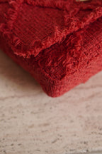 CHANEL MEDIUM TWEED FLAP BAG | RED