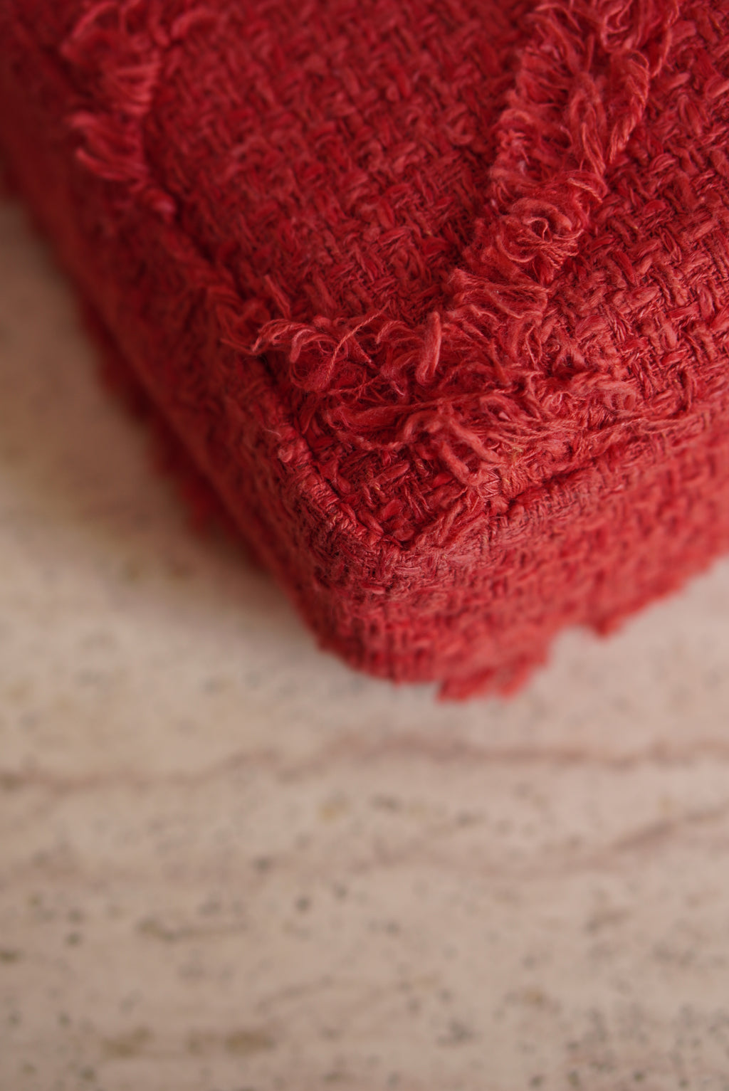 CHANEL MEDIUM TWEED FLAP BAG | RED