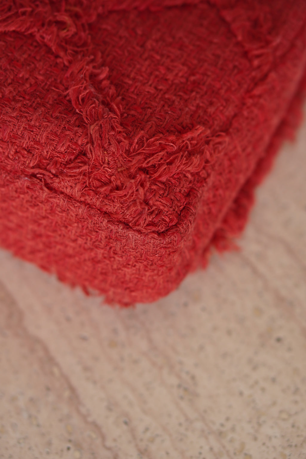 CHANEL MEDIUM TWEED FLAP BAG | RED