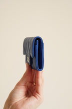 CHANEL 22B FLAP CARD HOLDER | BLUE