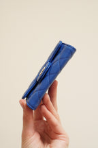 CHANEL 22B FLAP CARD HOLDER | BLUE