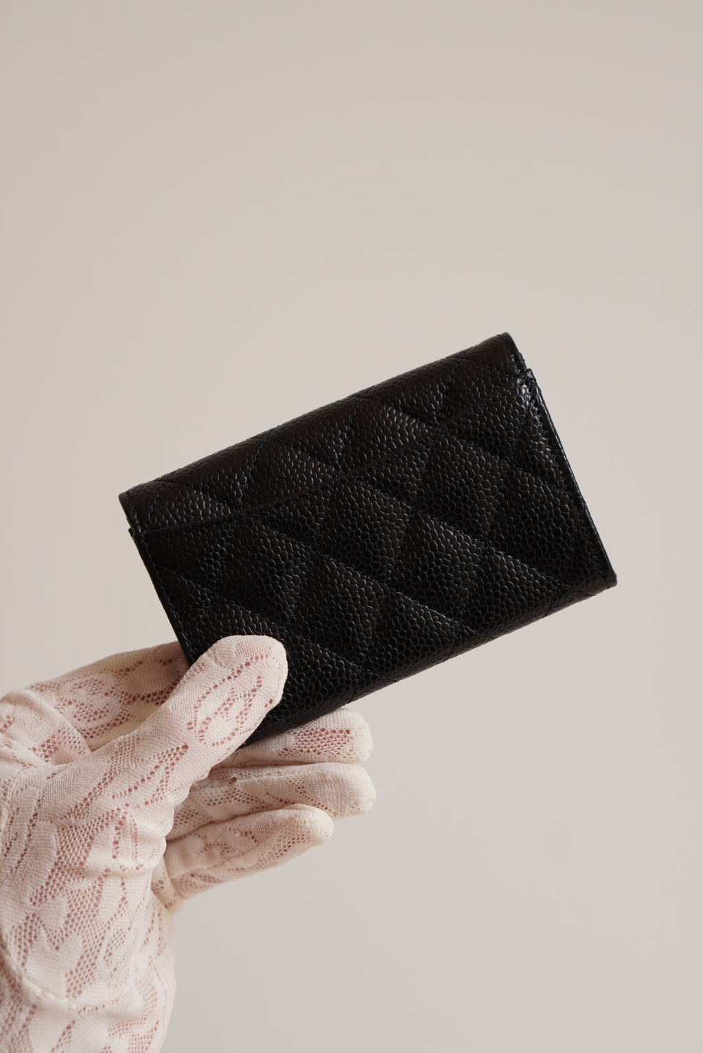 CHANEL FLAP CARD HOLDER | BLACK