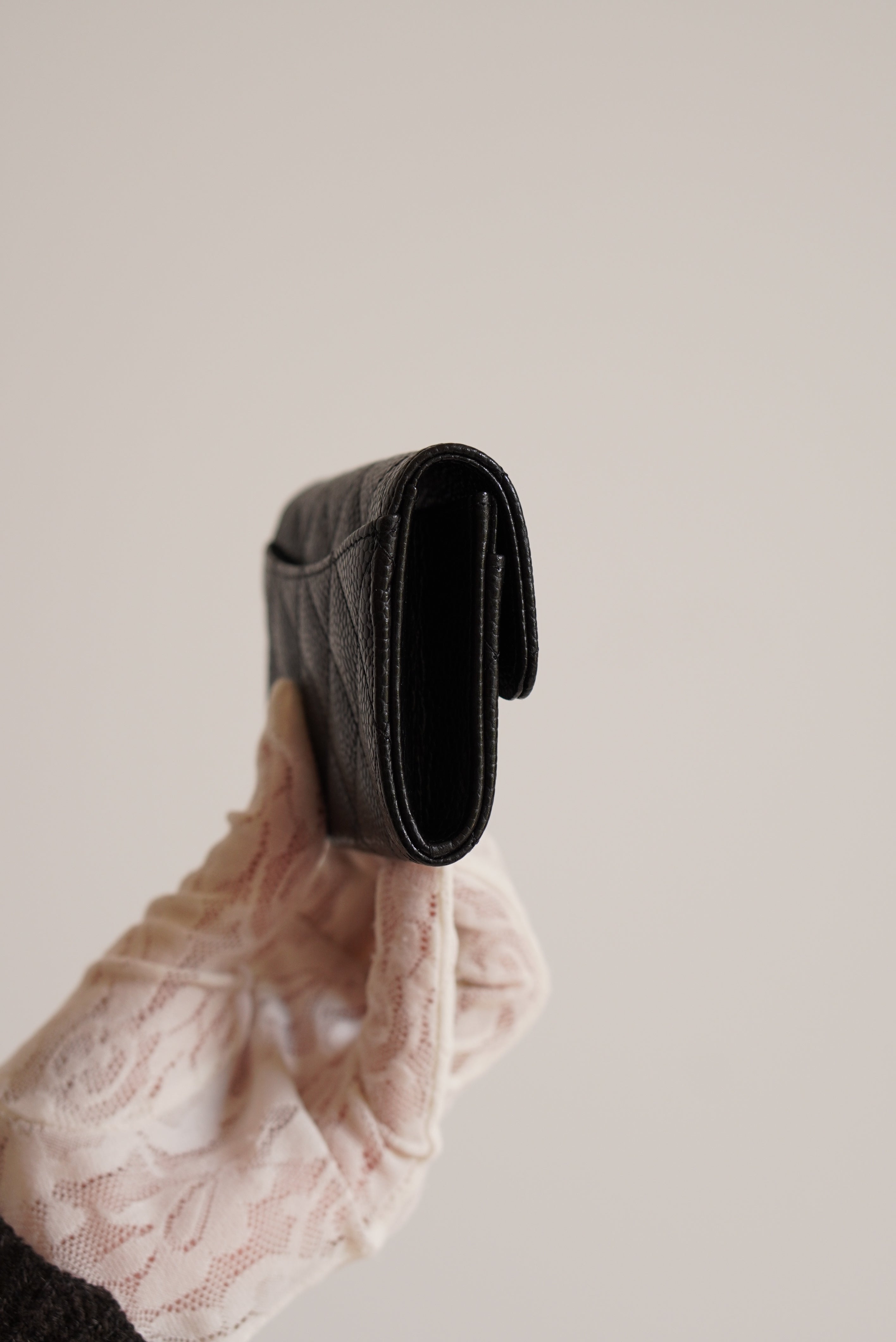 CHANEL FLAP CARD HOLDER | BLACK
