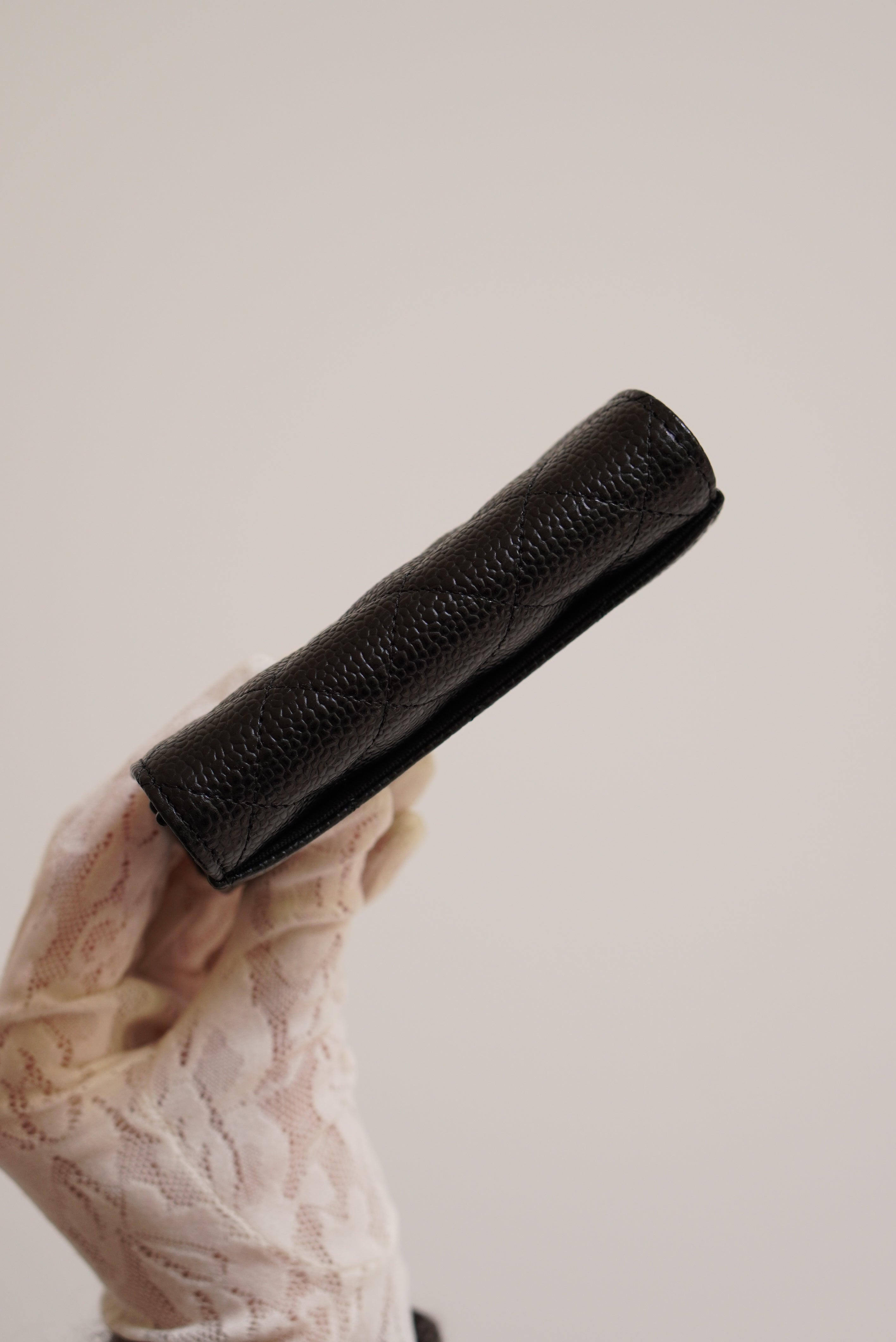 CHANEL FLAP CARD HOLDER | BLACK