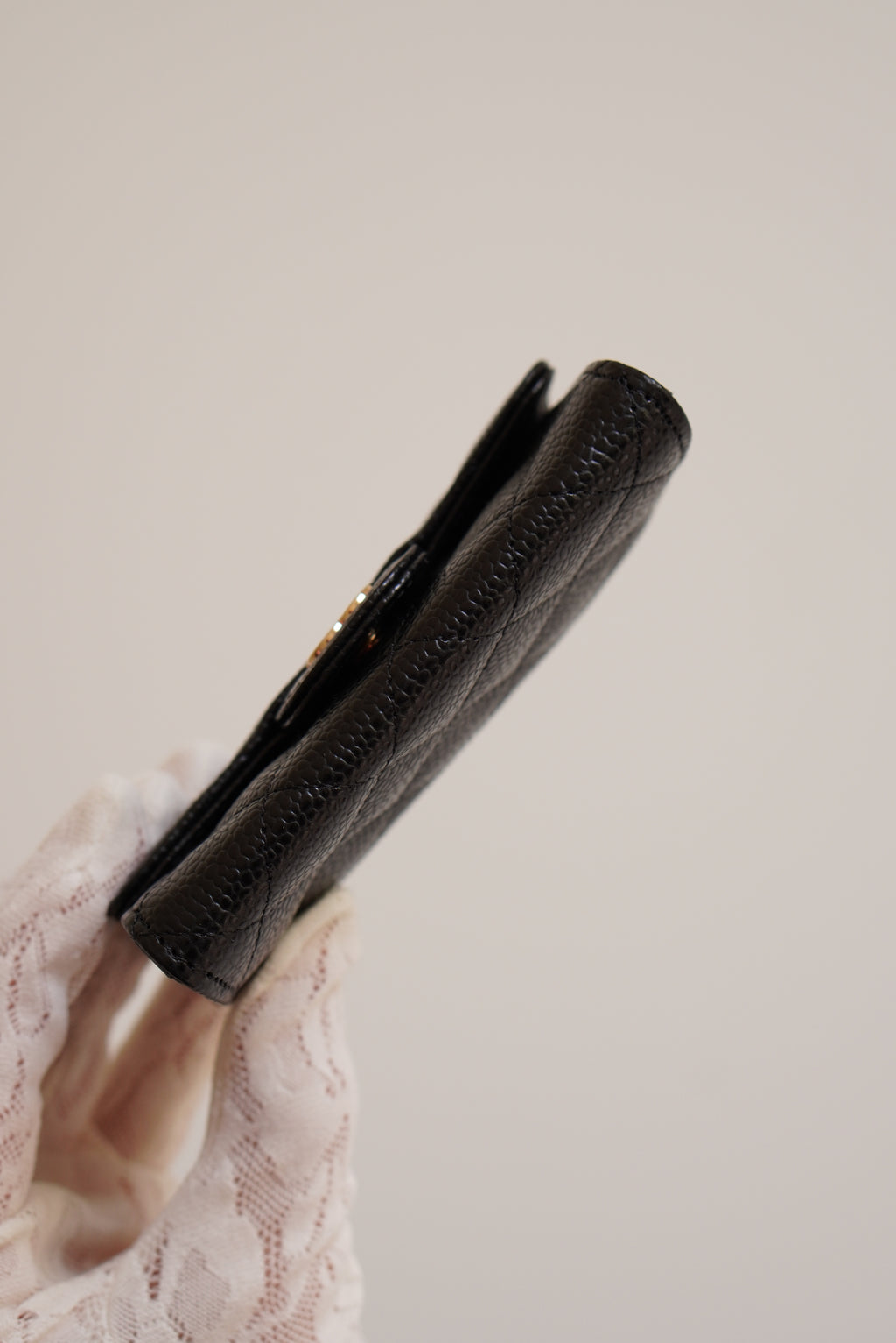 CHANEL FLAP CARD HOLDER | BLACK