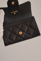 CHANEL FLAP CARD HOLDER | BLACK