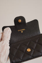 CHANEL FLAP CARD HOLDER | BLACK