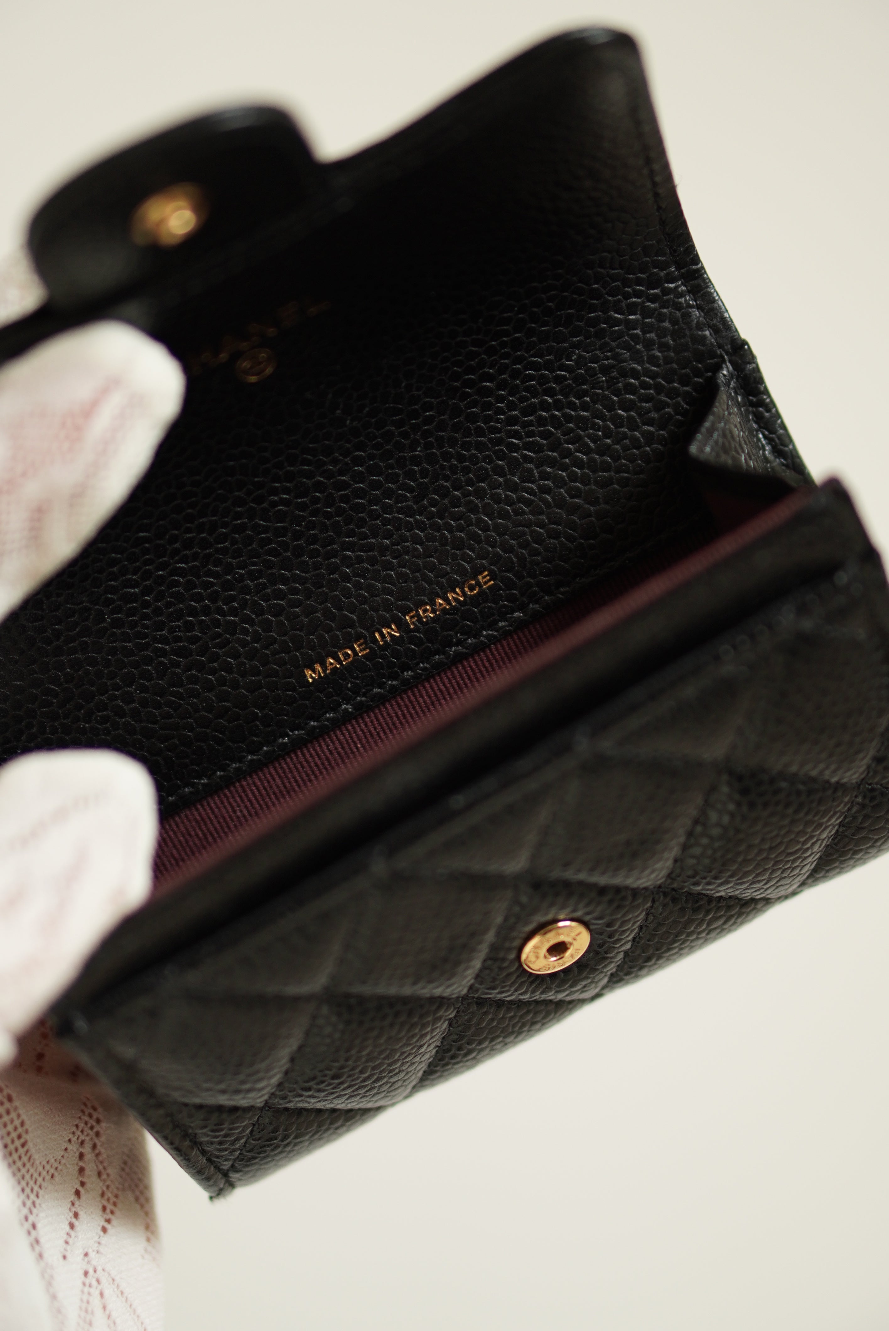 CHANEL FLAP CARD HOLDER | BLACK