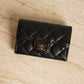 CHANEL FLAP CARD HOLDER | BLACK