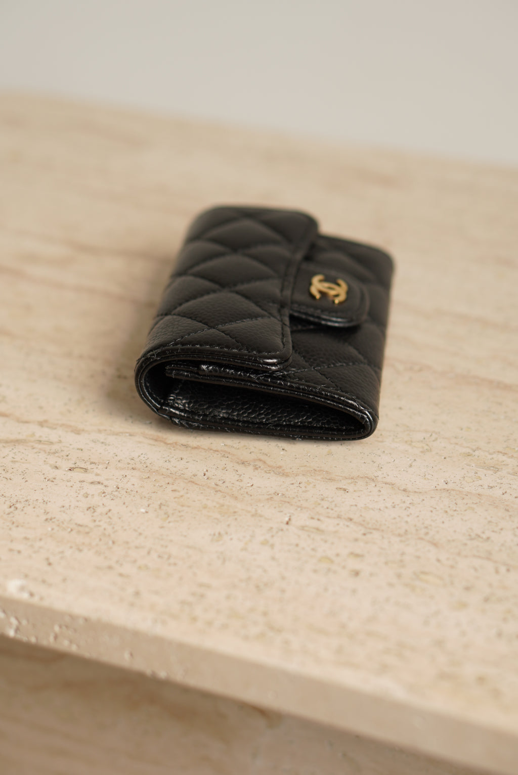 CHANEL FLAP CARD HOLDER | BLACK