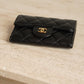 CHANEL FLAP CARD HOLDER | BLACK