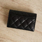 CHANEL FLAP CARD HOLDER | BLACK