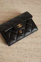 CHANEL FLAP CARD HOLDER | BLACK