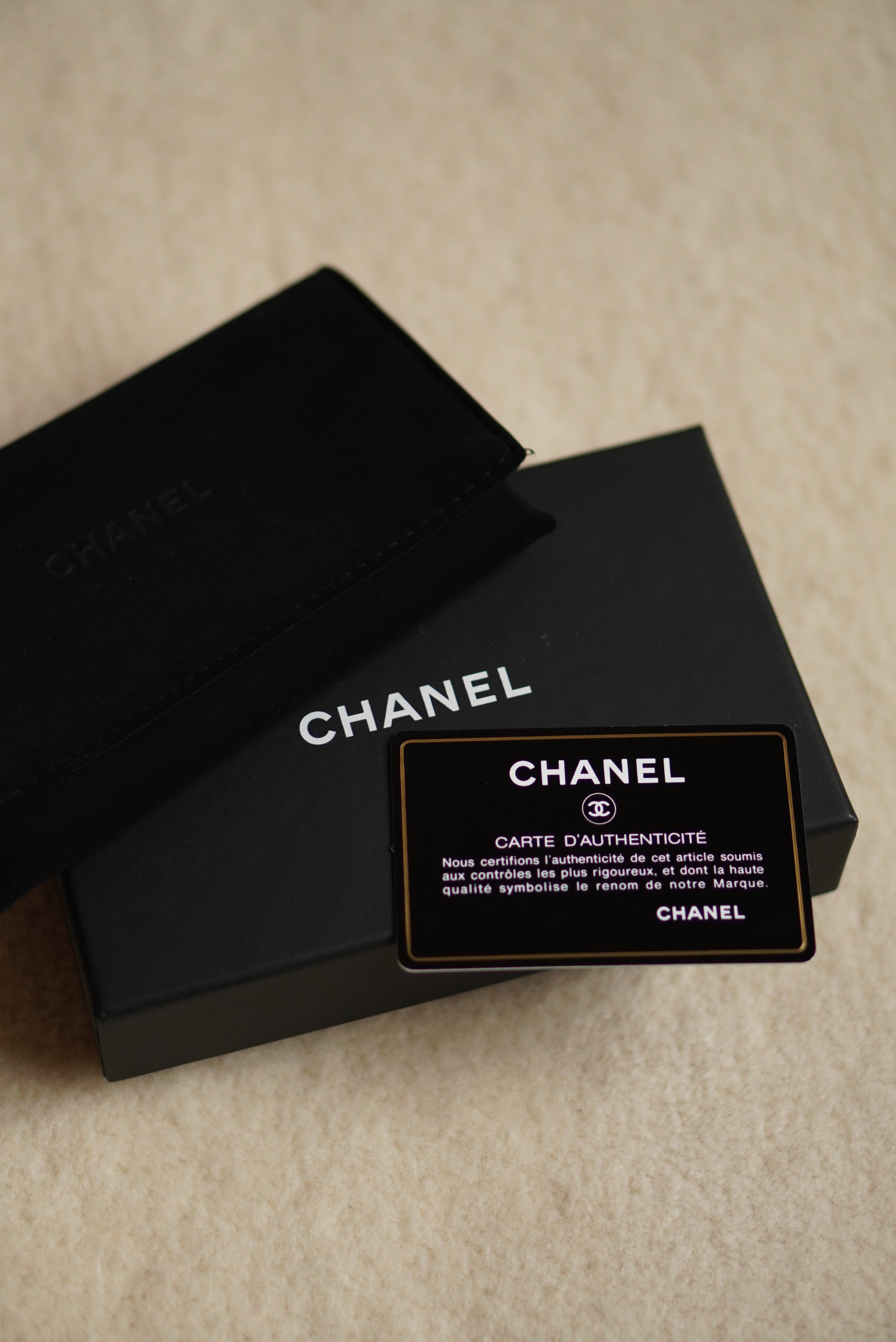 CHANEL FLAP CARD HOLDER