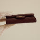 CHANEL FLAP CARD HOLDER | BURGUNDY