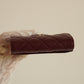 CHANEL FLAP CARD HOLDER | BURGUNDY