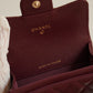 CHANEL FLAP CARD HOLDER | BURGUNDY