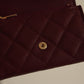 CHANEL FLAP CARD HOLDER | BURGUNDY