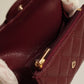 CHANEL FLAP CARD HOLDER | BURGUNDY