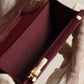 CHANEL FLAP CARD HOLDER | BURGUNDY
