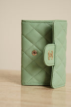 CHANEL FLAP CARD HOLDER | MINT GREEN