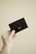 CHANEL FLAP CARD HOLDER | BLACK