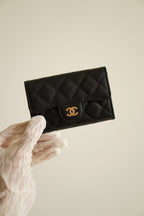 CHANEL FLAP CARD HOLDER | BLACK