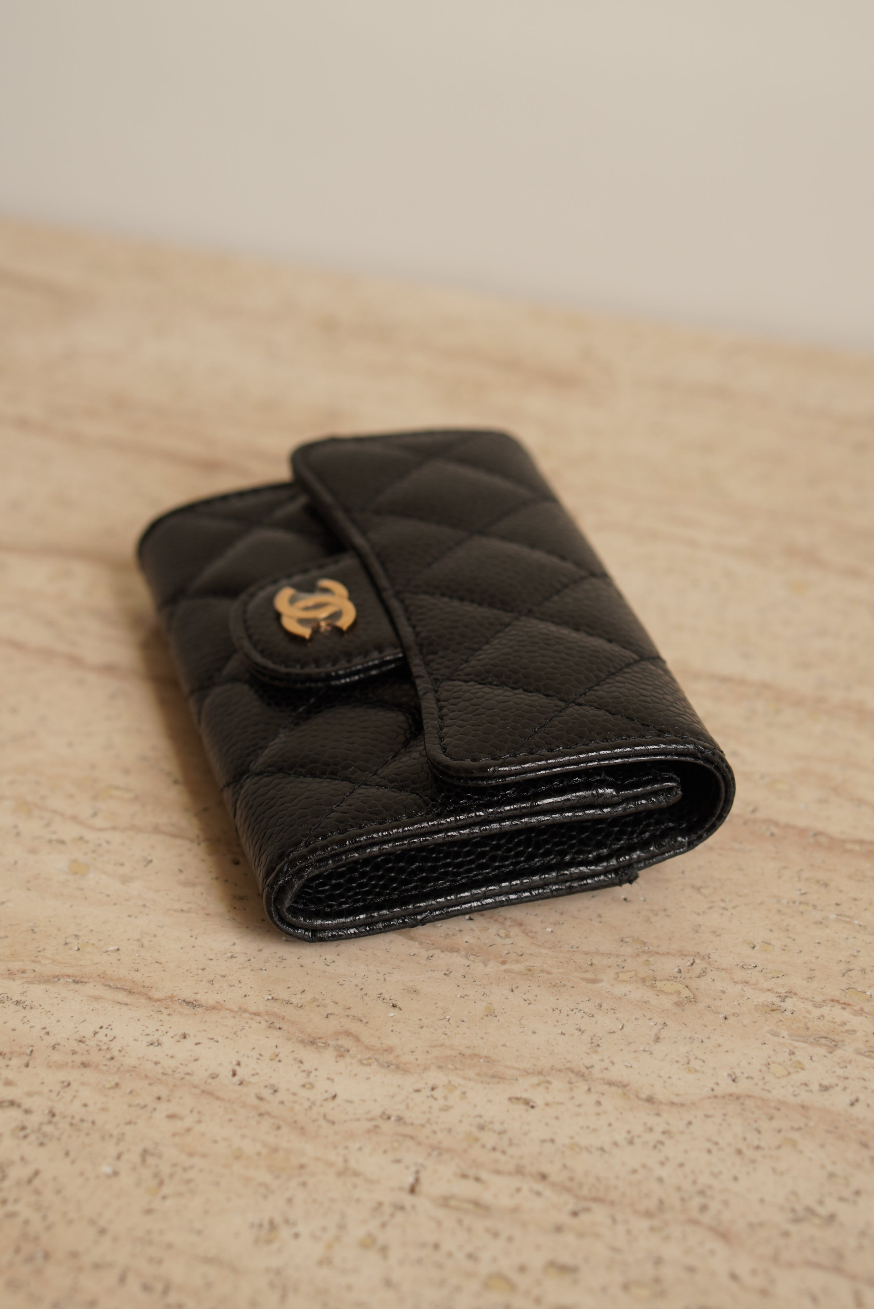 CHANEL FLAP CARD HOLDER | BLACK