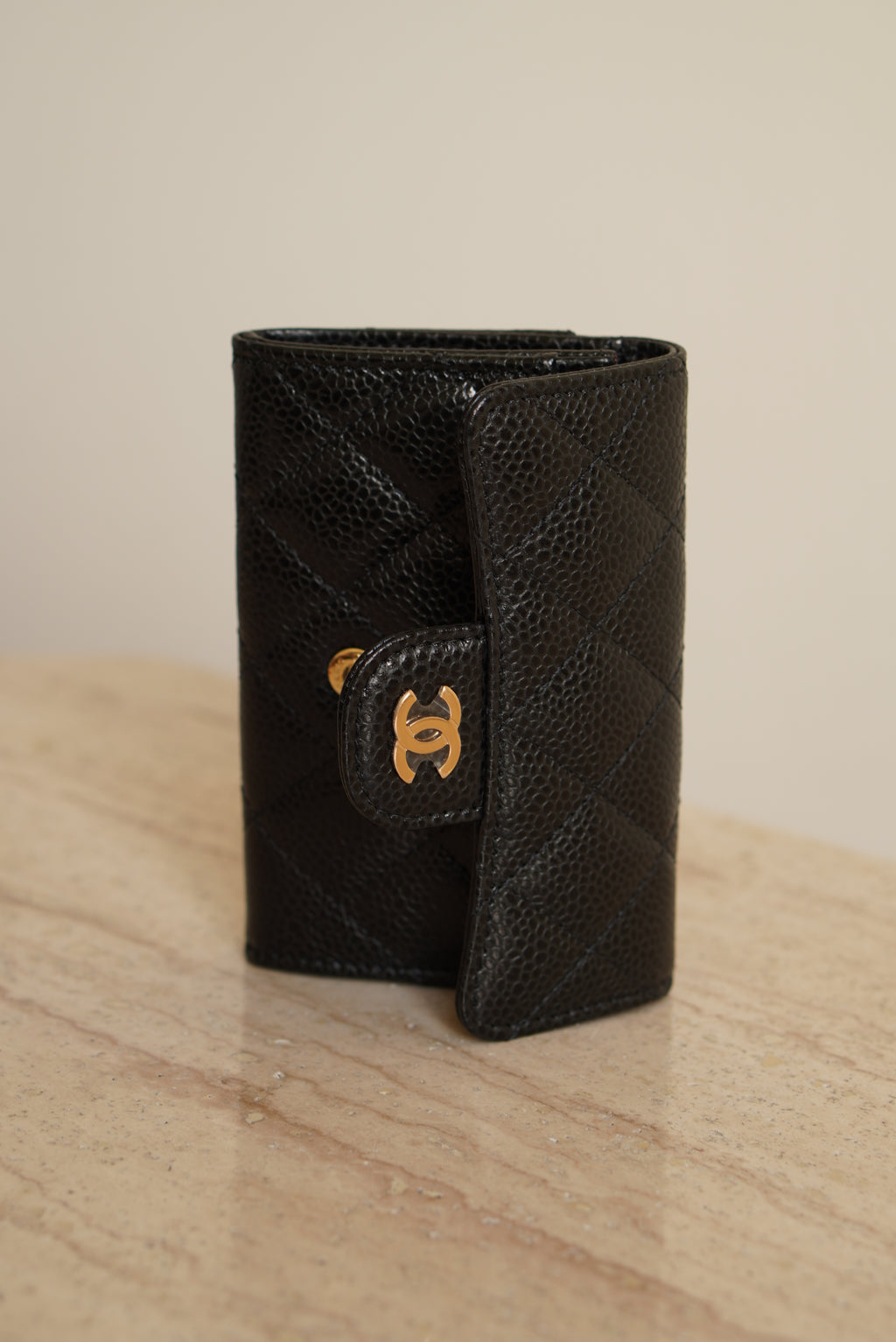 CHANEL FLAP CARD HOLDER | BLACK