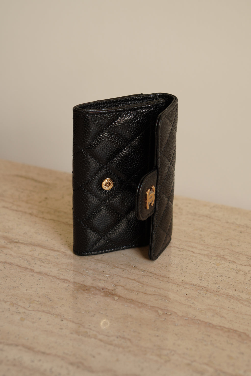 CHANEL FLAP CARD HOLDER | BLACK