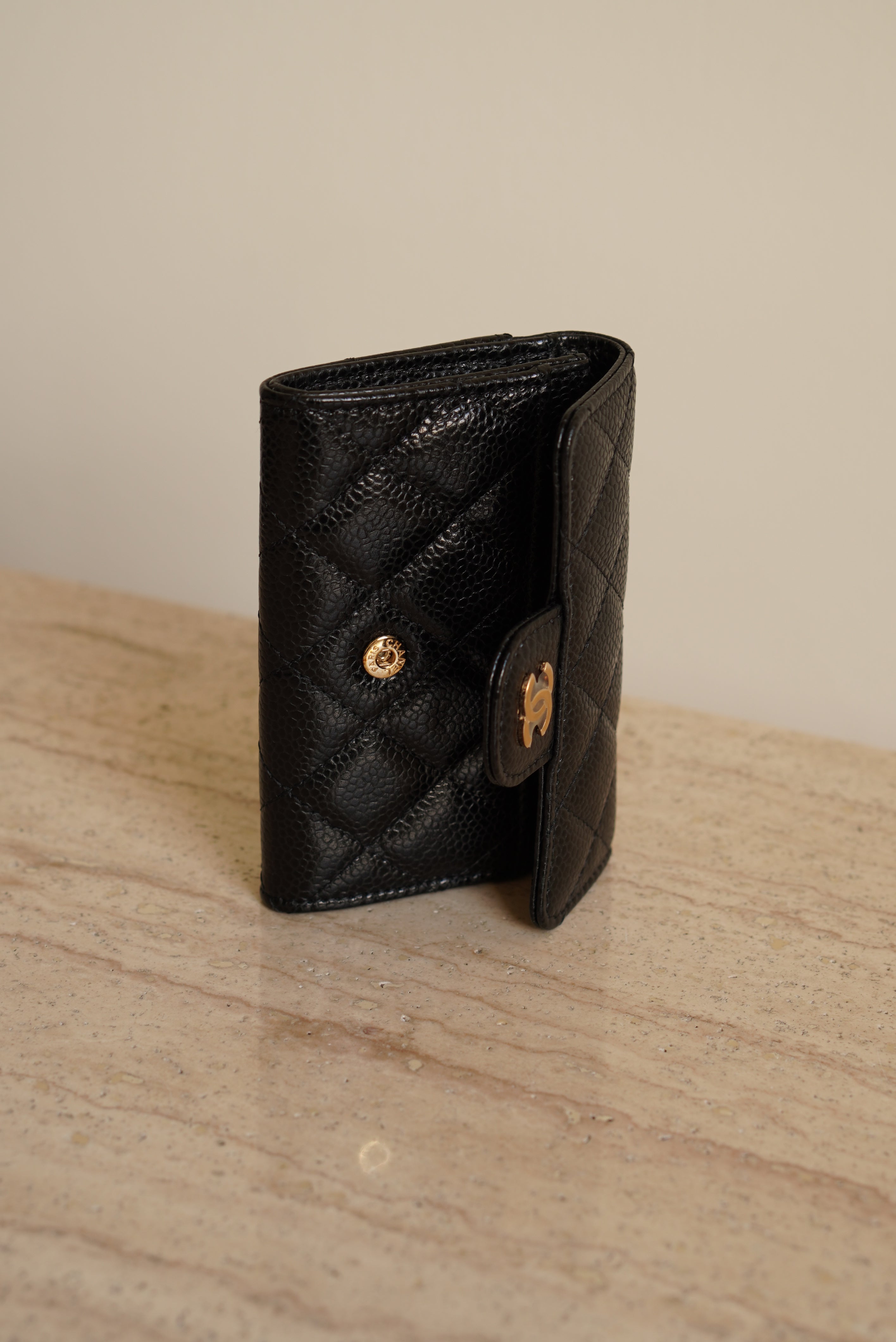 CHANEL FLAP CARD HOLDER | BLACK