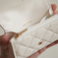 CHANEL FLAP CARD HOLDER | WHITE