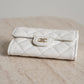 CHANEL FLAP CARD HOLDER | WHITE