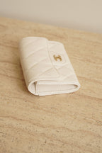 CHANEL FLAP CARD HOLDER | WHITE