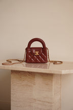 CHANEL 24A KELLY MICRO | BROWN