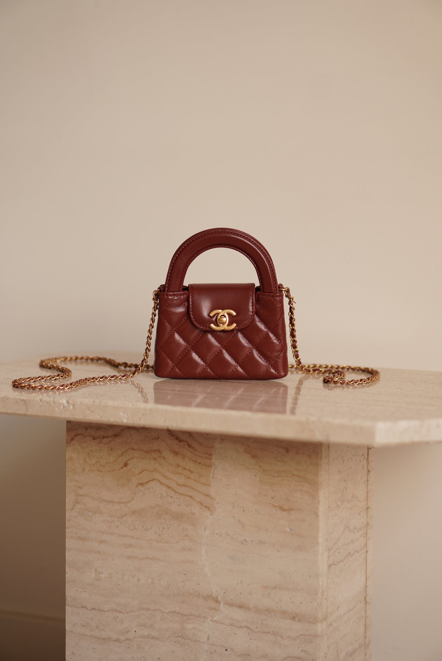 CHANEL KELLY MICRO | BROWN