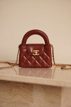 CHANEL 24A KELLY MICRO | BROWN