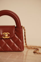 CHANEL 24A KELLY MICRO | BROWN