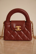 CHANEL 24A KELLY MICRO | BROWN