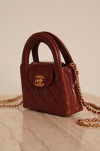 CHANEL 24A KELLY MICRO | BROWN