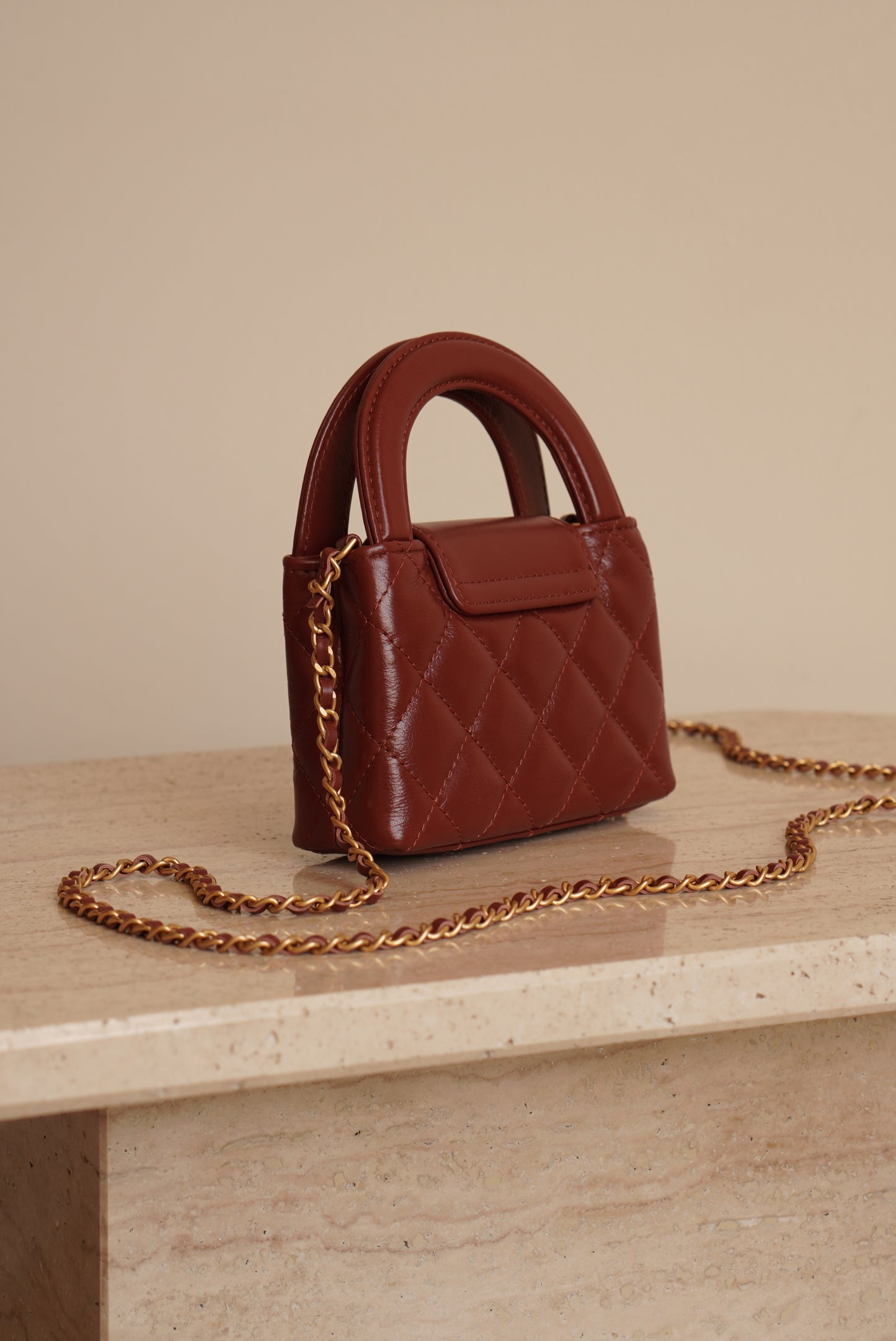 CHANEL KELLY MICRO | BROWN