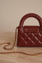 CHANEL 24A KELLY MICRO | BROWN