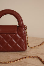 CHANEL 24A KELLY MICRO | BROWN