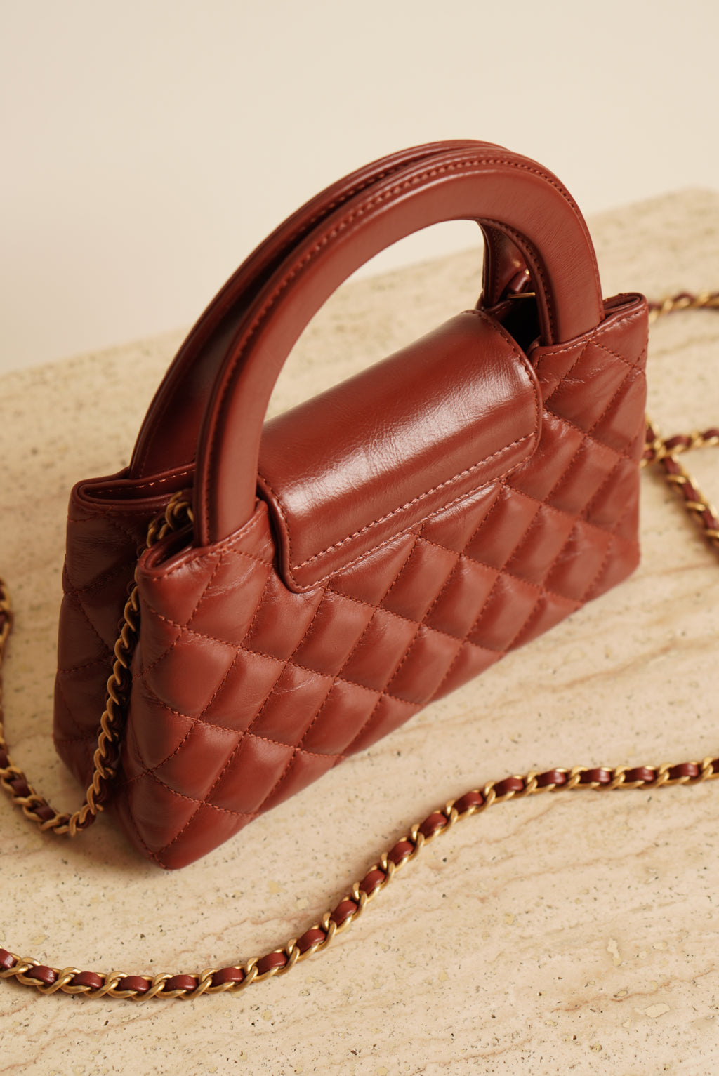 CHANEL 24A KELLY NANO | BROWN