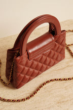 CHANEL 24A KELLY NANO | BROWN